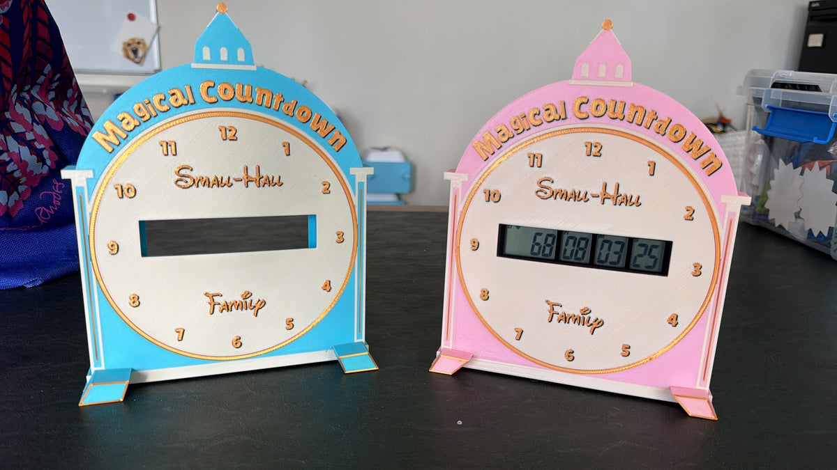 Personalised Disney Holiday Countdown Clock