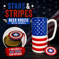 Stars & Stripes Beer Koozie Gift Set
