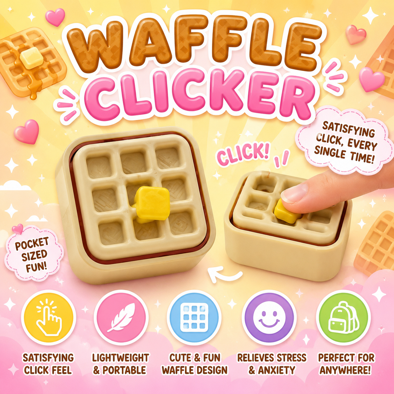 Waffle Clicker Fidget