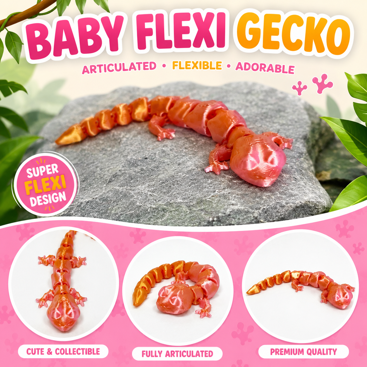 Baby Flexi Gecko Fidget