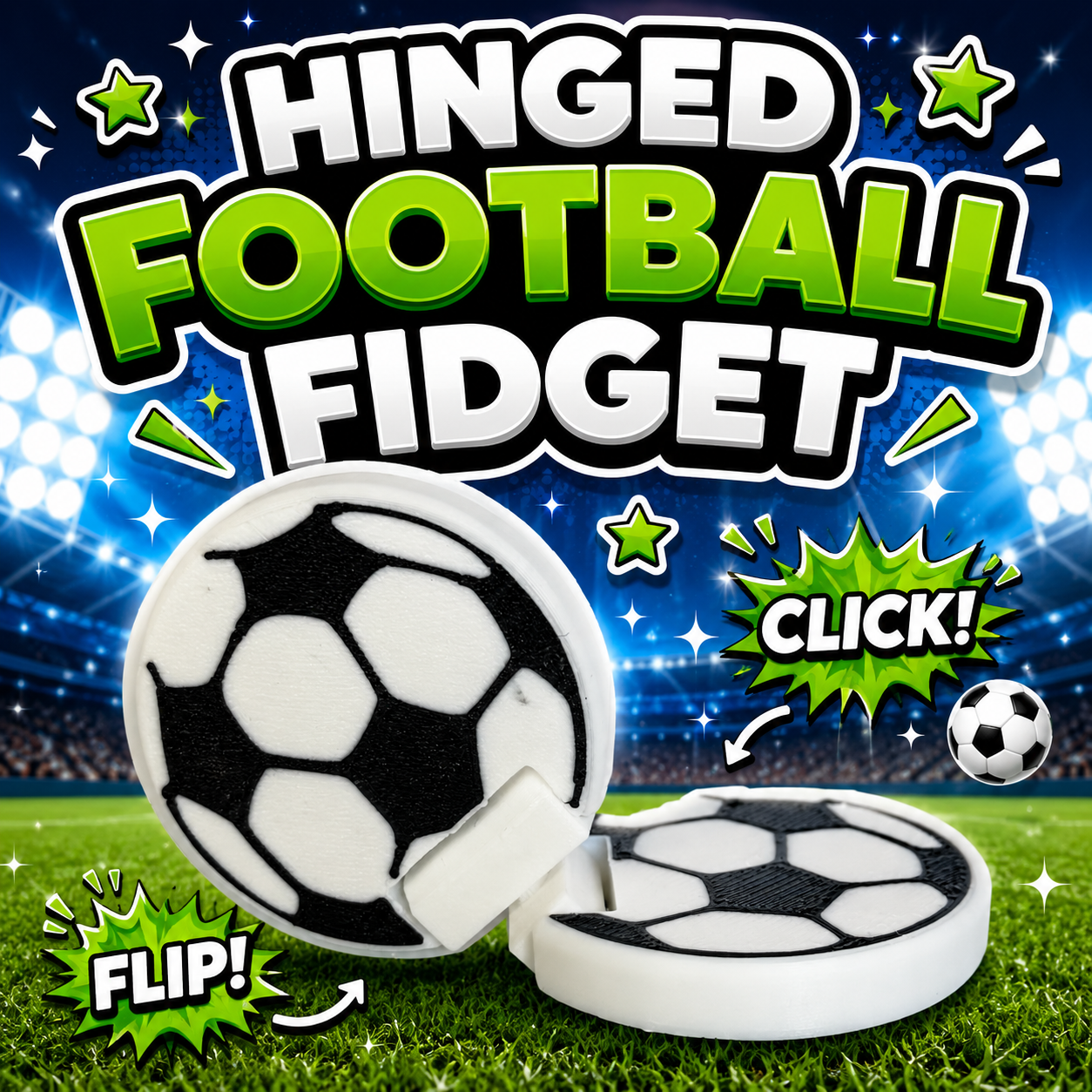 Football Twist Fidget Toy
