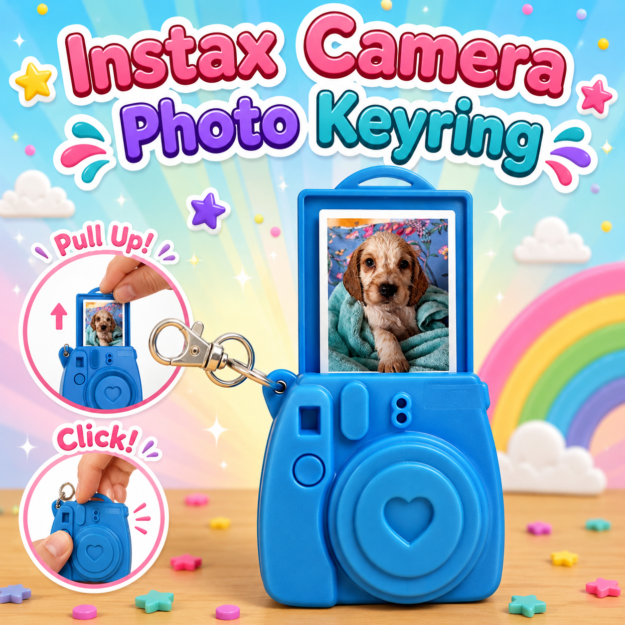 Instax Camera Photo Keyring