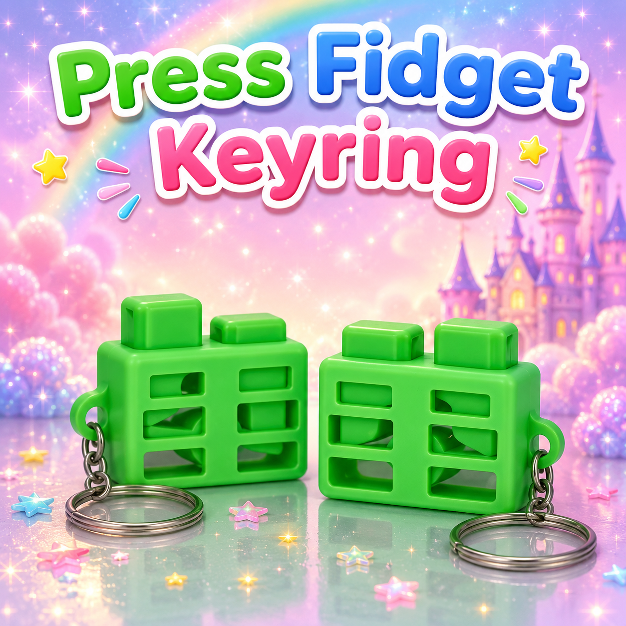 Press Fidget Keyring