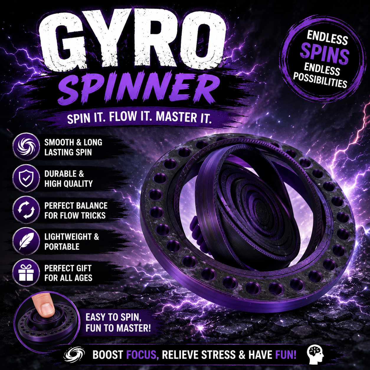 Gyro Spinner Fidget
