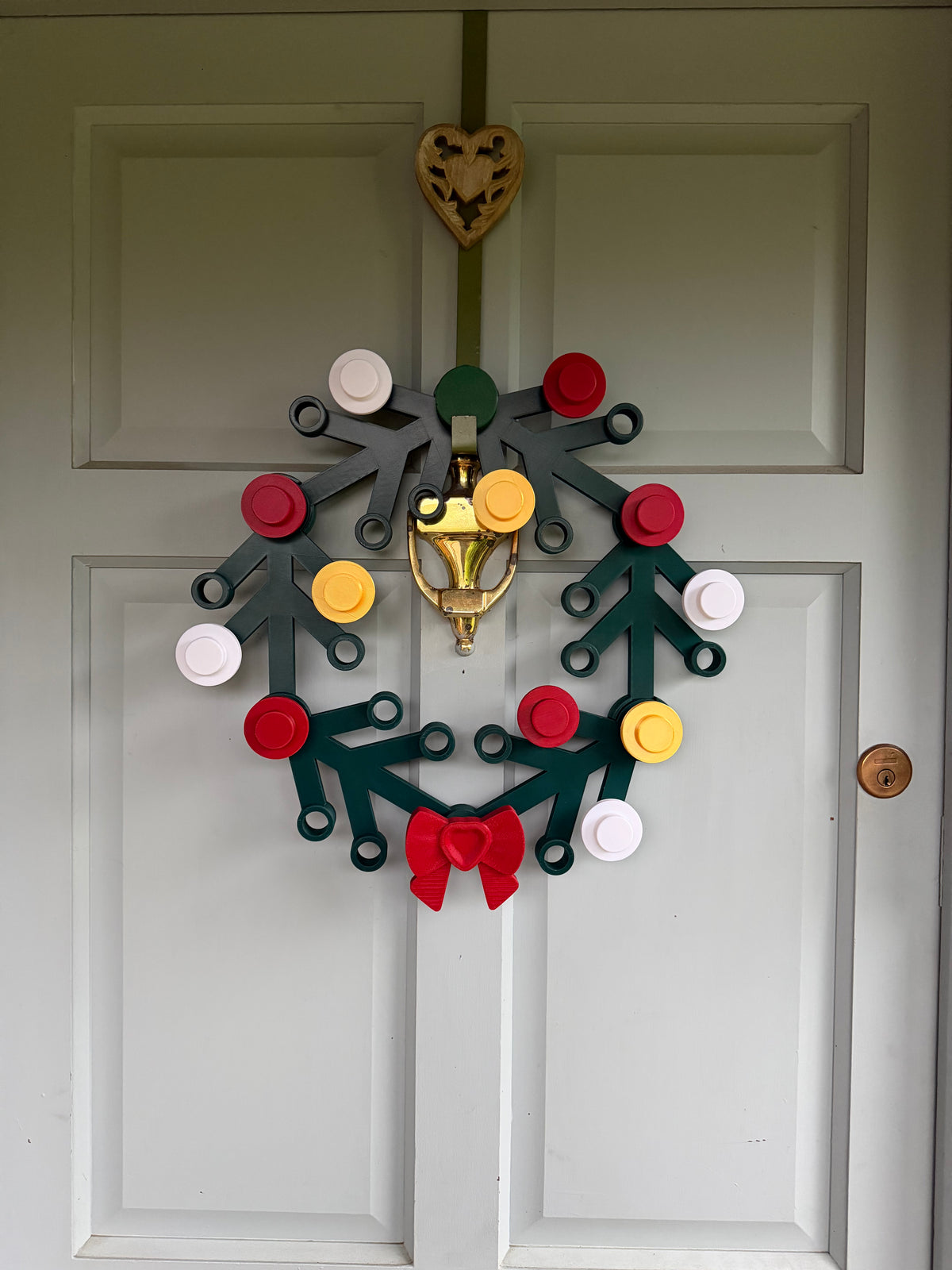 Large Brick Christmas Wreath