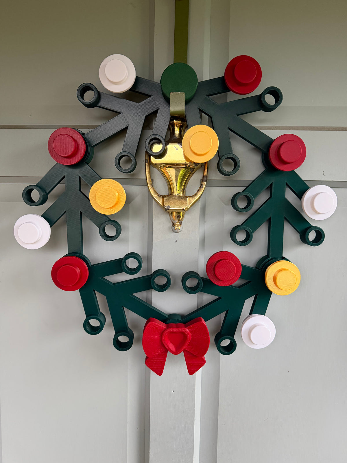 Large Brick Christmas Wreath
