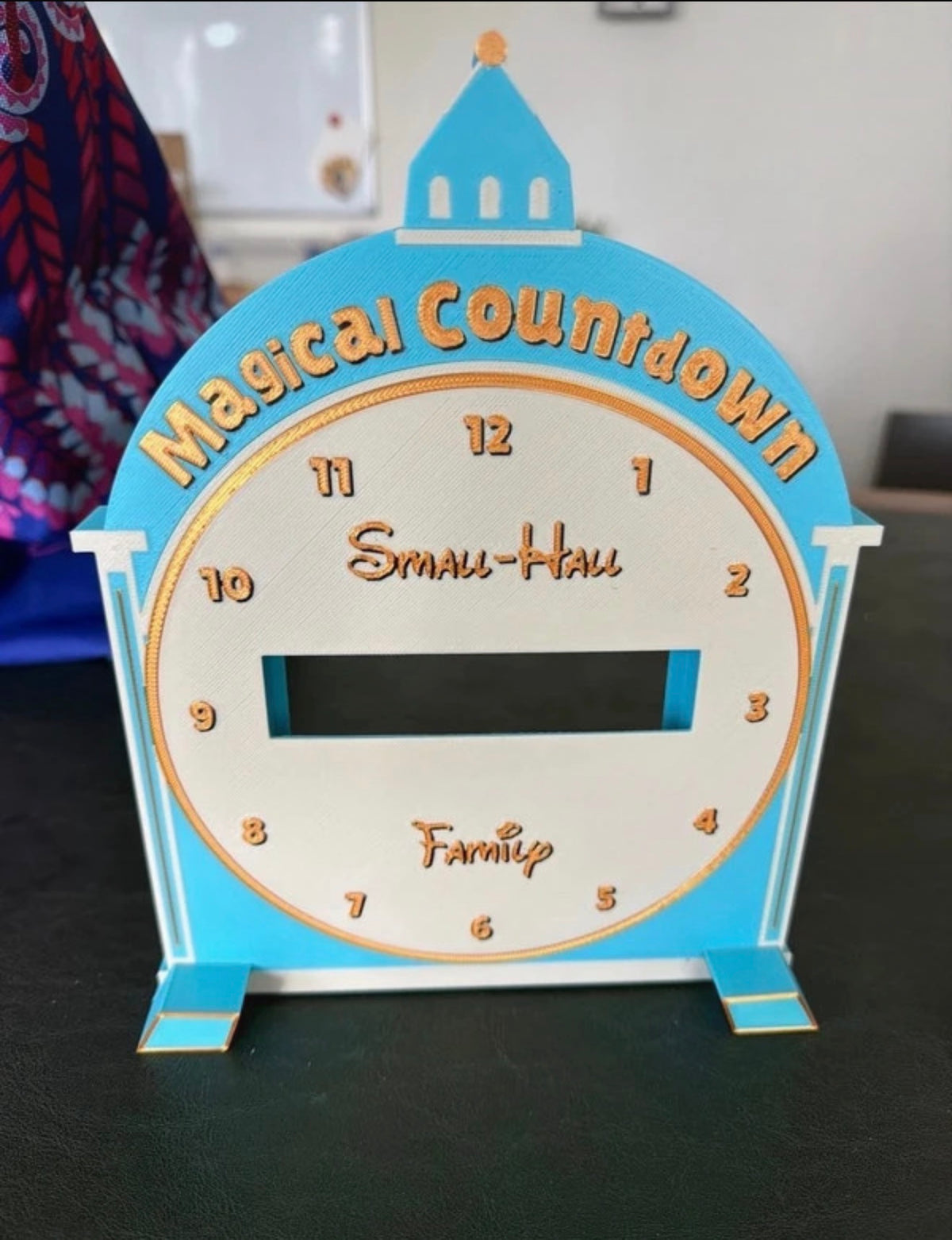 Personalised Disney Holiday Countdown Clock