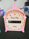 Personalised Disney Holiday Countdown Clock