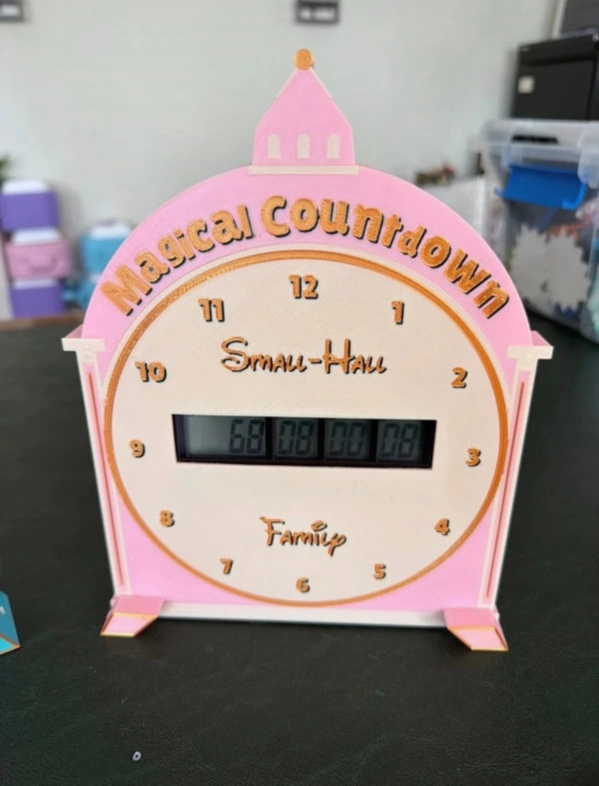 Personalised Disney Holiday Countdown Clock