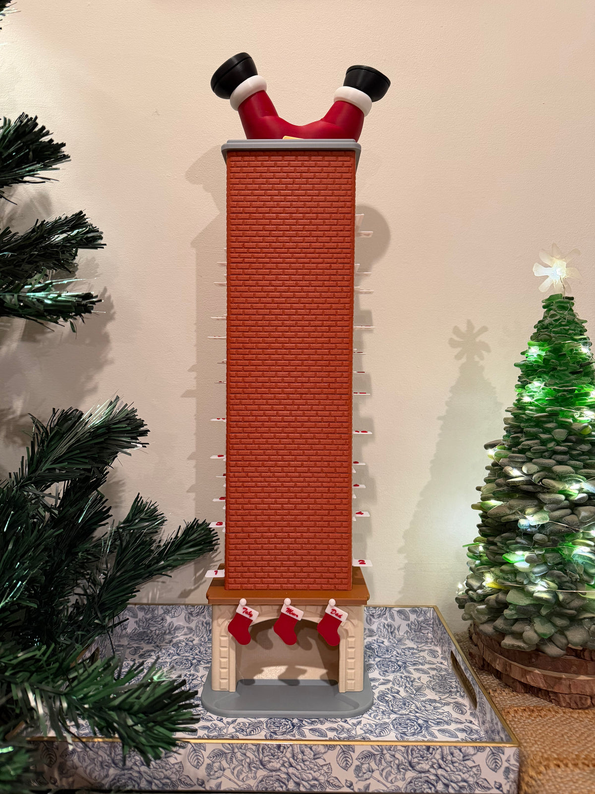 Santa Chimney Advent Calendar