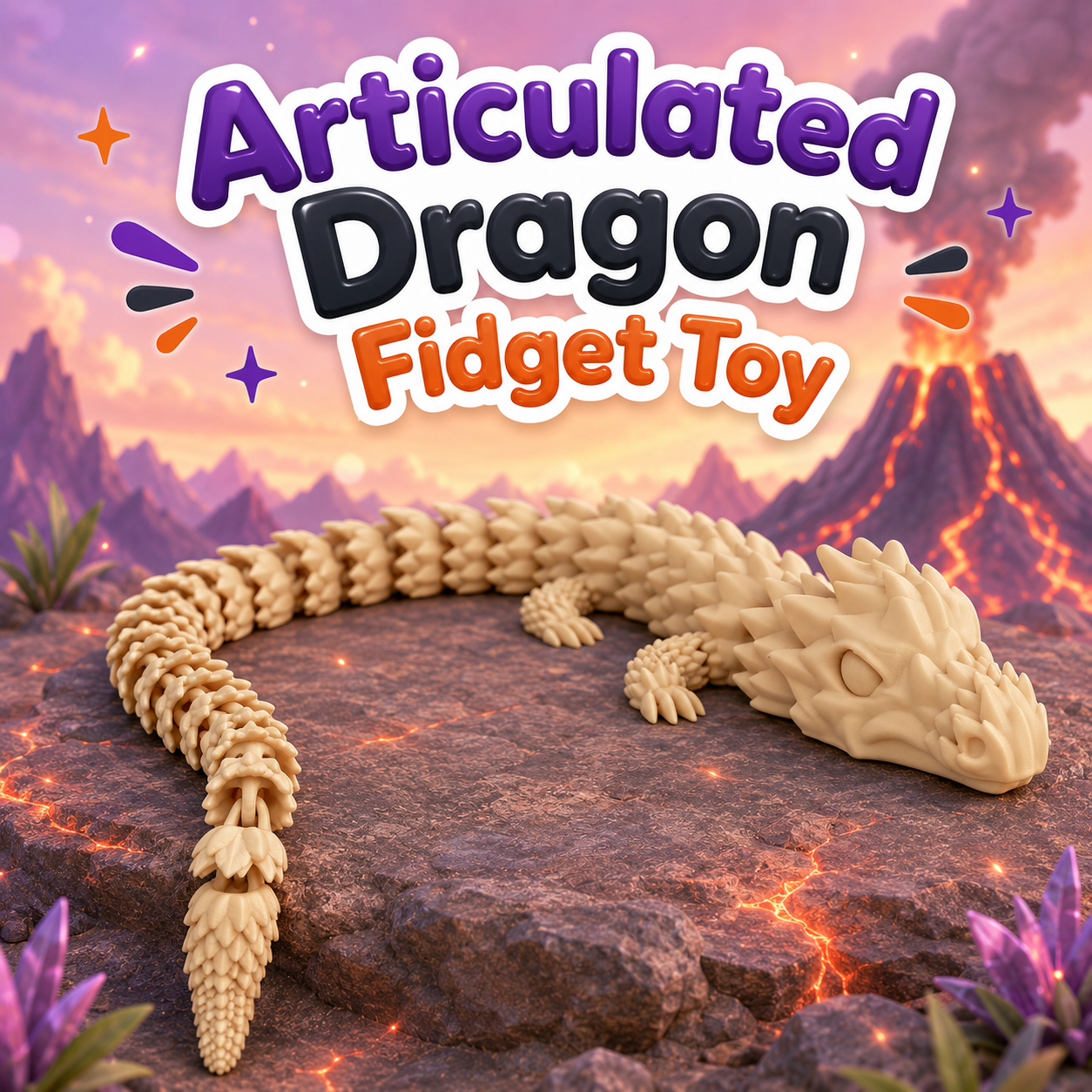 Flexi Dragon Fidget Toy