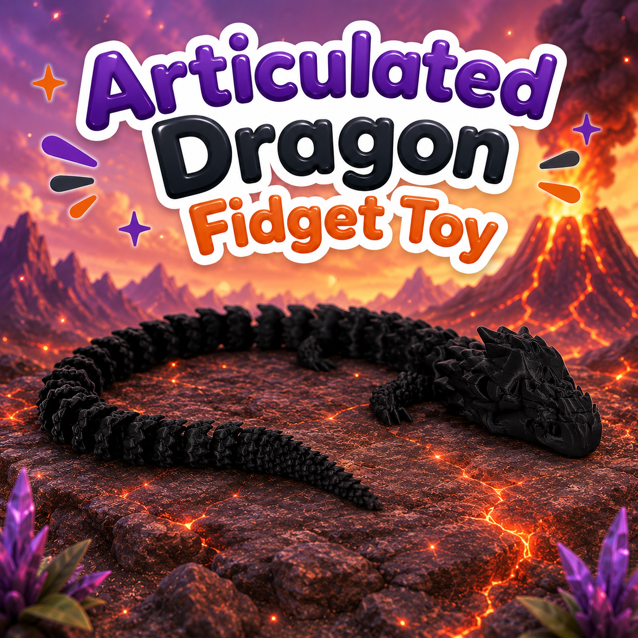 Flexi Dragon Fidget Toy