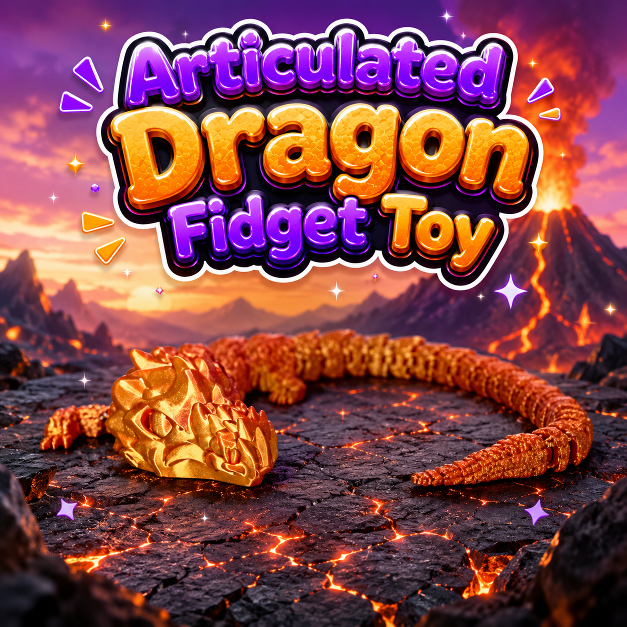 Flexi Dragon Fidget Toy