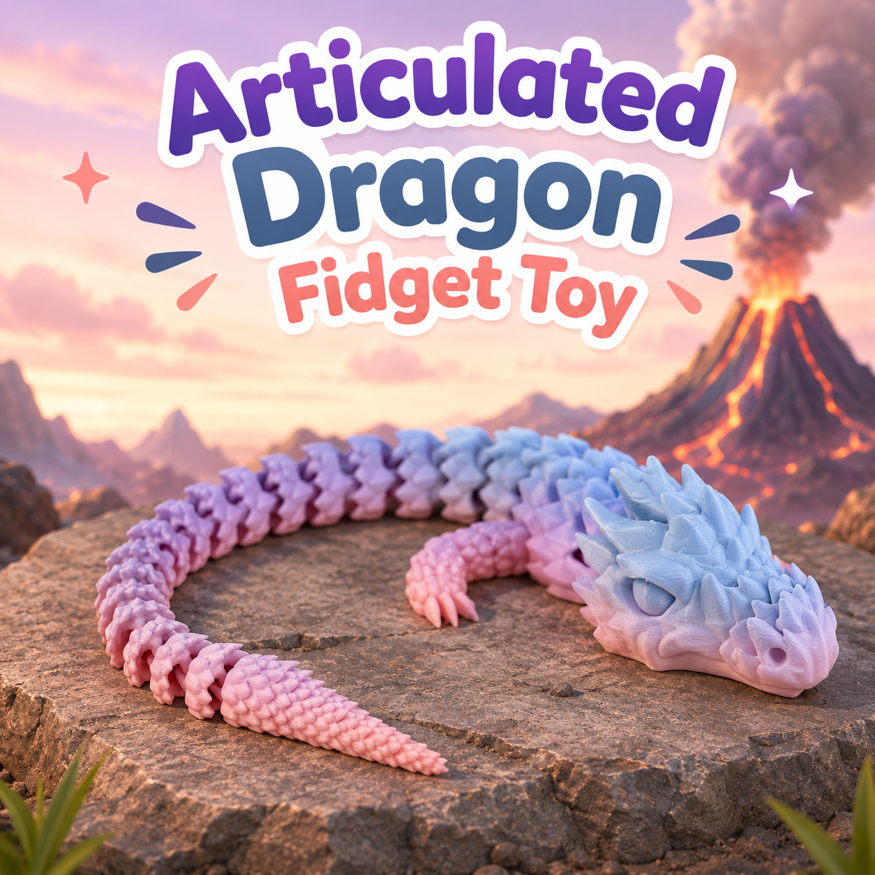 Flexi Dragon Fidget Toy