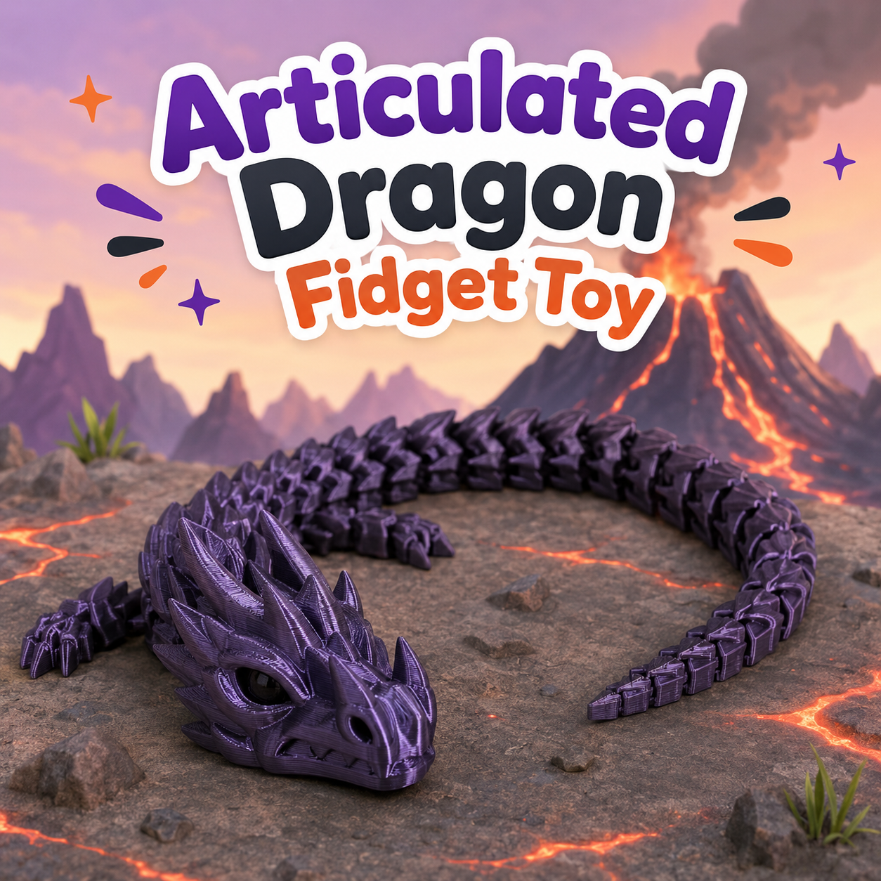 Flexi Dragon Fidget Toy