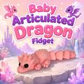 Flexi Baby Dragon Fidget Toy