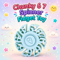 Chunky 6 7 Spinner Fidget Toy