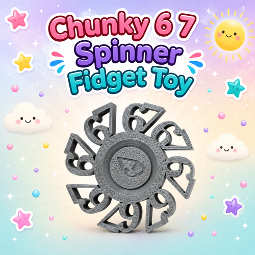 Chunky 6 7 Spinner Fidget Toy