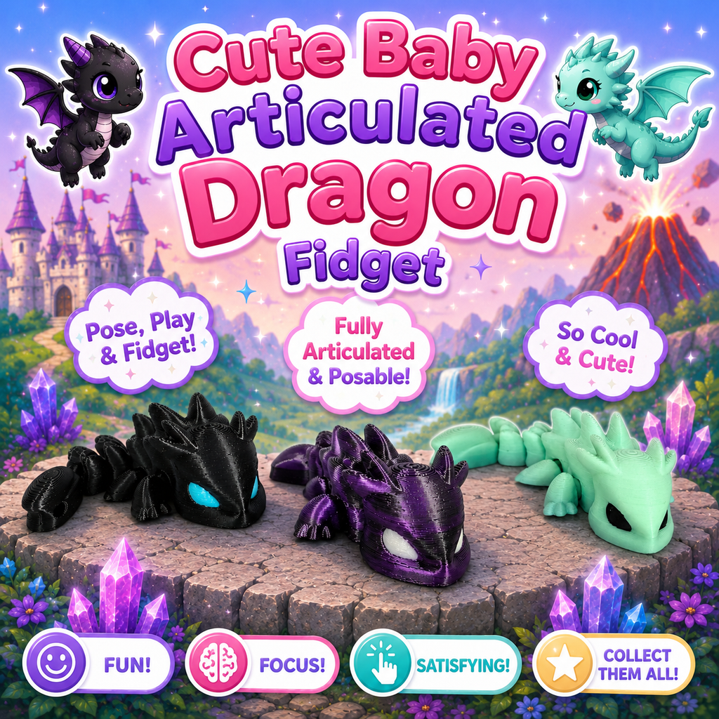 Cute Baby Flexi Dragon