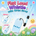Flat Loud Whistle with Wrist Strap