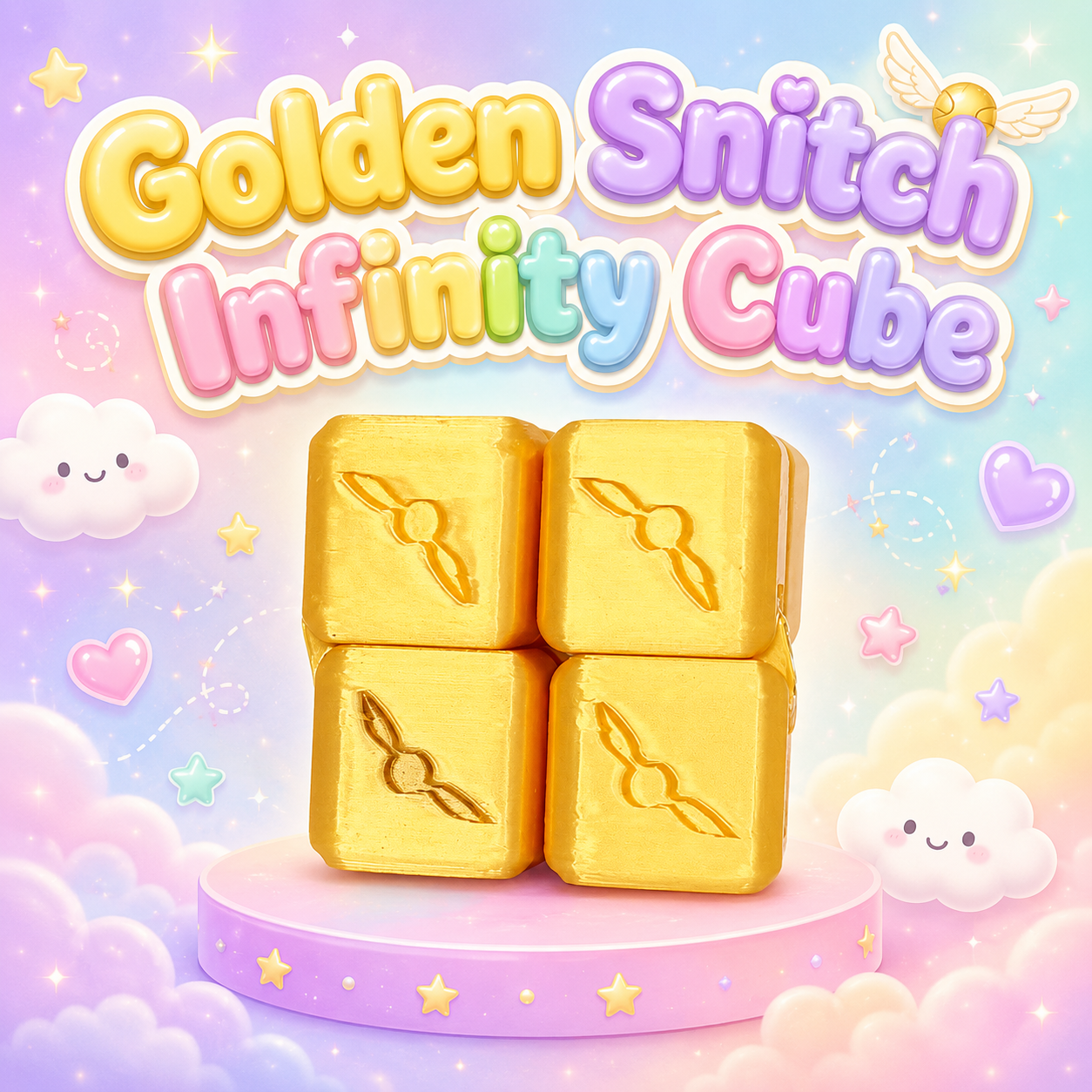 Golden Snitch Infinity Cube