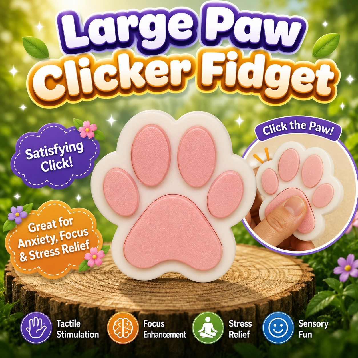 Large Paw Clicker