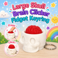 Large Skull Clicker Keyring