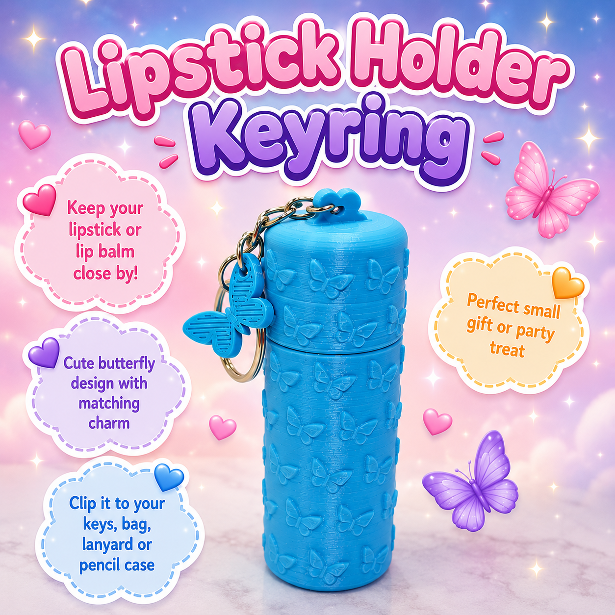 Lipstick Holder Keyring