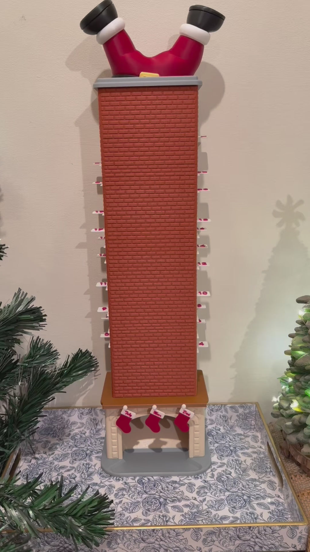 Santa Chimney Advent Calendar