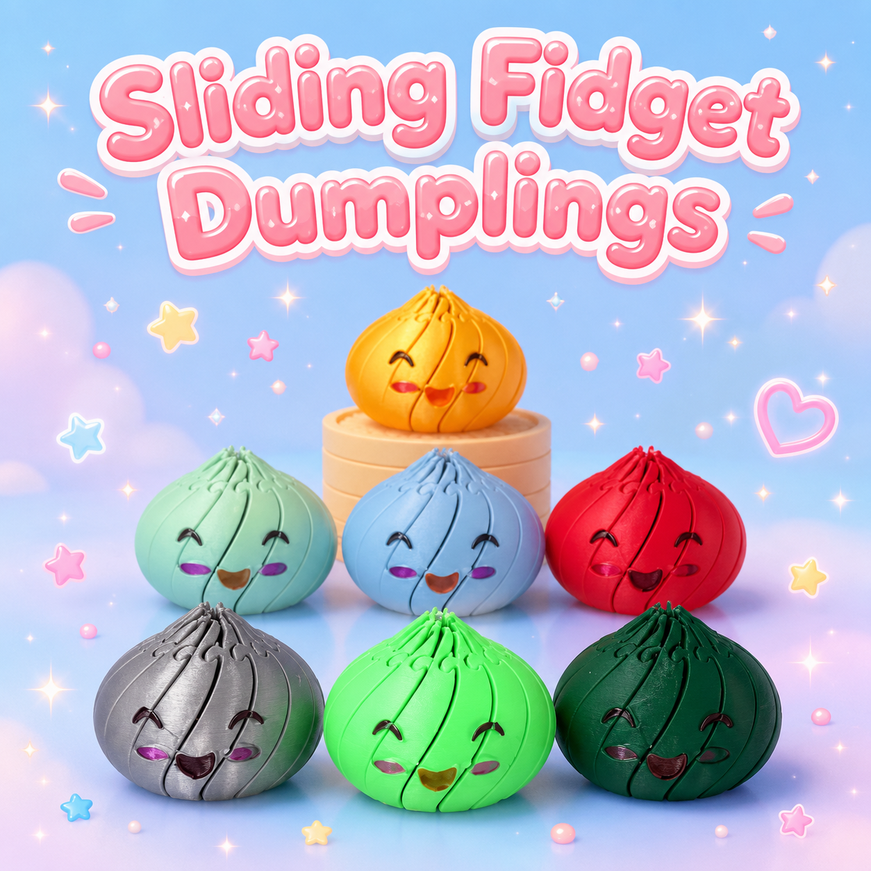 Surprise Sliding Dumpling Fidget
