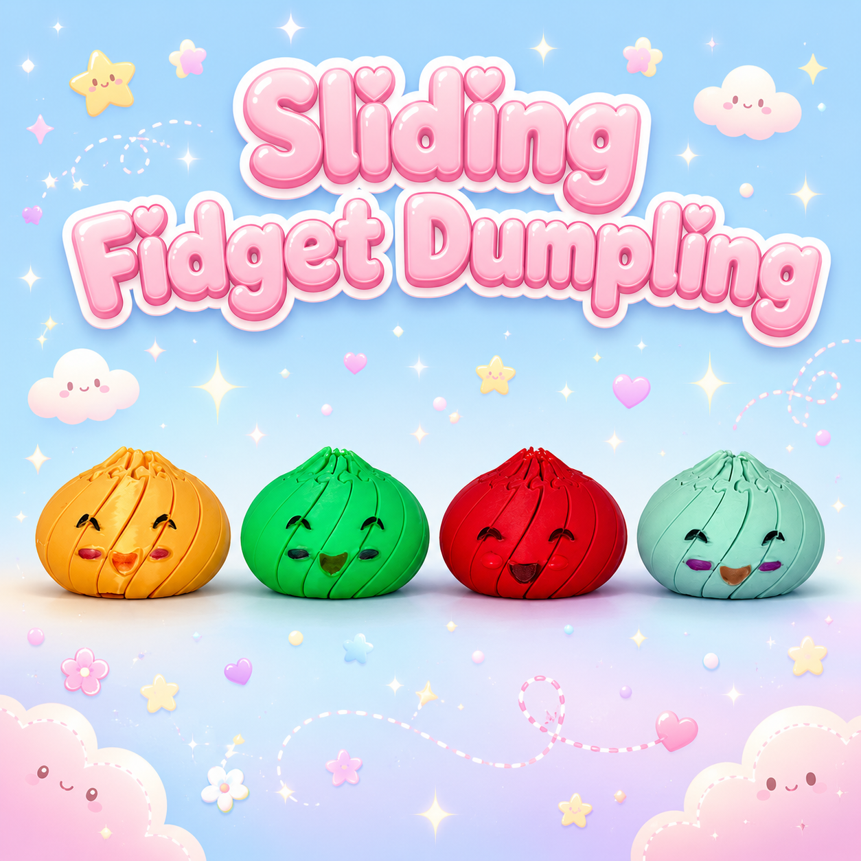 Surprise Sliding Dumpling Fidget