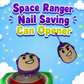 Space Ranger Nail Saver Can Opener Keyring